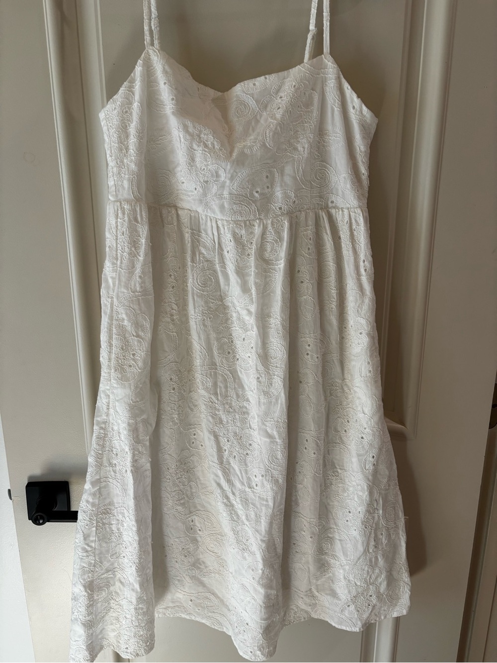 Nanette Lepore White Eyelet Sundress Size 10